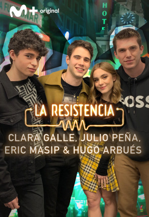 Clara Galle, Julio Peña, Eric Masip y Hugo Arbués