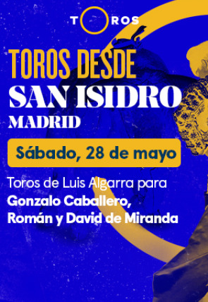 Toros de Luis Algarra para Gonzalo Caballero, Román y David de Miranda (28/05/2022)