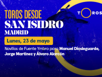 Feria de San Isidro(T2022) - Novillos de Fuente Ymbro para Manuel Diosleguarde, Jorge Martínez y Álvaro Alarcón (23/05/2022)

