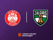 Euroliga de baloncesto: Temporada regular(Jornada 11) - Milan - Zalgiris (VO)
