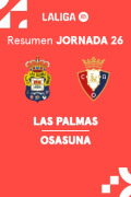 Resúmenes LaLiga EA Sports (Jornada 26) - Las Palmas - Osasuna
